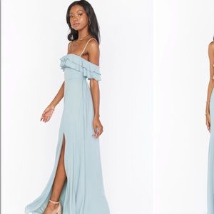 Show Me Your Mumu Silver Sage Crisp Emma Dress